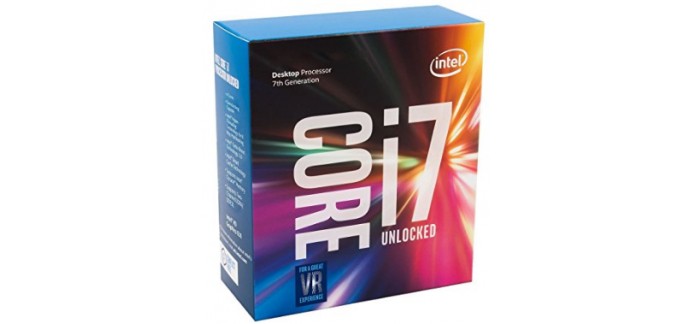 Amazon: Processeur Intel Core Kabylake i7-7700K 4,20 GHz à 308,27€ au lieu de 411,90€