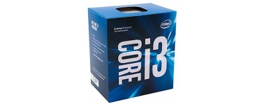 Amazon: Processeur  Intel Core i3-7100 LGA 1151 2 cœurs 3.90 GHz à 109,09€ au lieu de 136€