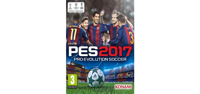 CDKeys: Jeu PC Pro Evolution Soccer (PES) 2017 à 9,19€ au lieu de 49,99€