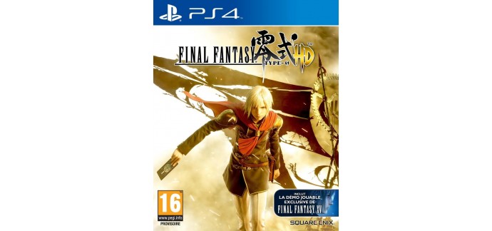 Playstation: Jeu PS4 Final Fantasy Type-0 HD à 9,99€ au lieu de 19,99€