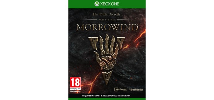 Zavvi: Jeu The Elder Scrolls Online: Morrowind  Xbox One à 12,99€ au lieu de 70,19€