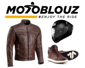 Motoblouz: -10€ dès 99€, - 15€ dès 120€, - 30€ dès 200€ et - 50€ dès 300€ d'achat d'équipement moto