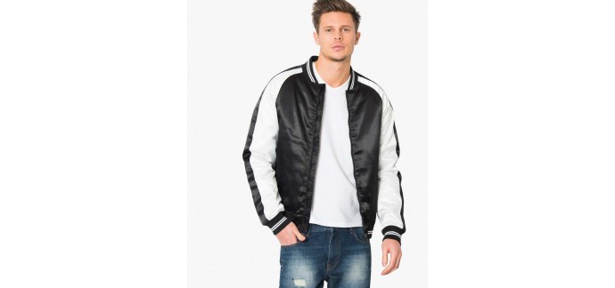 GÉMO: Blouson bicolore fermeture zippée à 24,99€ au lieu de 49,99€