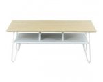 BUT: Table Basse Pasty Sonoma et Blanc - 110 x 43,5 x 60cm à 28,92€ au lieu de 139,99€