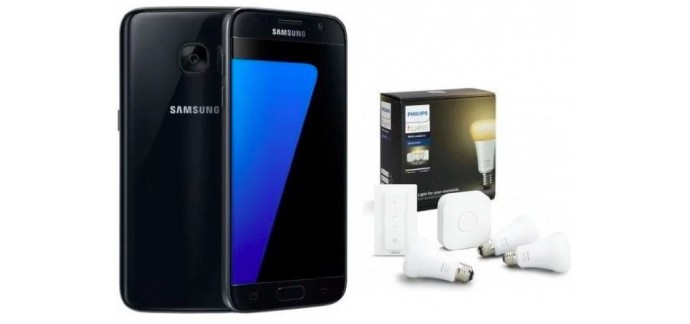 Rue du Commerce: Smartphone Samsung Galaxy S7 + Pack Philips White Ambiance à 329€ (dont 70€ via ODR)