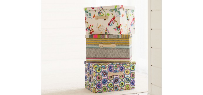 Becquet: Boîtes de rangement décorées à 29,92€ au lieu de 39,90€