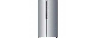 Cdiscount: Réfrigérateur Americain Haier 518L (341+177) en Inox Froid ventilé à 499€
