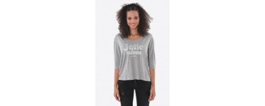 Kaporal Jeans: Tee-shirt "jolie môme" manches 3/4 à 31,50€ au lieu de 45€