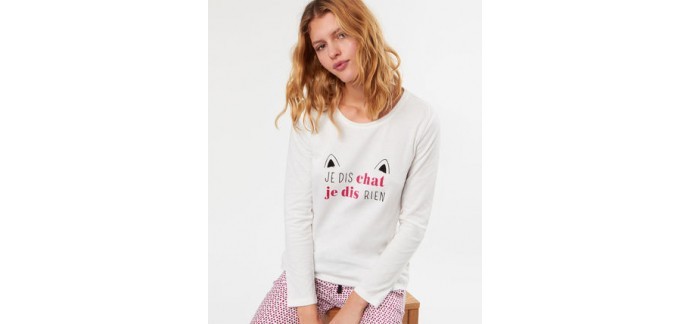 Etam: Top à message à 16,09€ au lieu de 22,99€