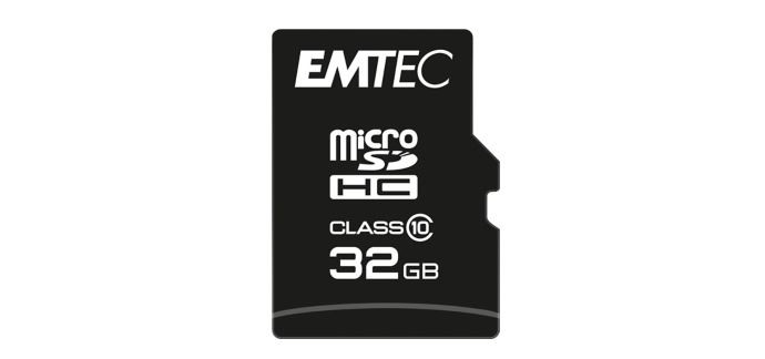 Office DEPOT: Carte mémoire MicroSDHC EMTEC Class 10 Classic Noir à 16,90€ au lieu de 20,28€