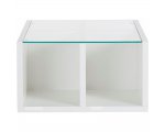3 Suisses: Table basse avec plateau en verre à 151,20€ au lieu de 189€