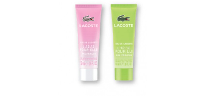 Beauty Success: Un gel douche de la marque Lacoste au choix offert dès 60€ d'achats dans la marque 