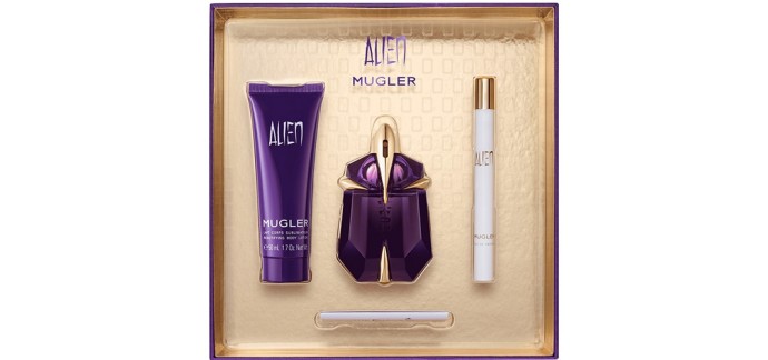 Nocibé: Coffret femme Alien Eau de Parfum Mugler au prix de 56,35€ au lieu de 80,50€
