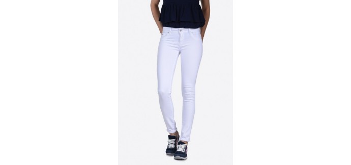 Kaporal Jeans: Jeans blanc. effet Push up à 48,30€ au lieu de 69€