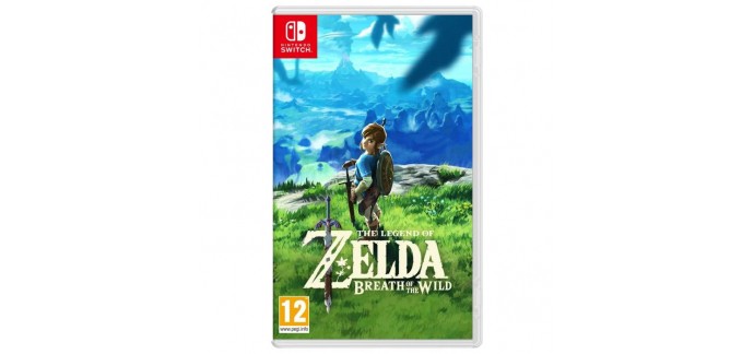 Cdiscount: Jeux video - The Legend of Zelda : Breath of the Wild Jeu Switch à 52,99€ au lieu de 55,97€
