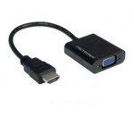 Office DEPOT: Adaptateur HDMI Metronic vers VGA + Jack 3,5 mm 0,15m (L) Noir à 16,49€ au lieu de 19,79€