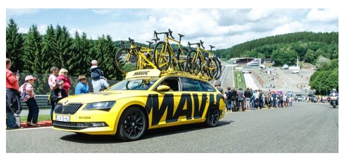 Culture Vélo: Gagnez une place dans la voiture Mavic pendant une étape du tour de France
