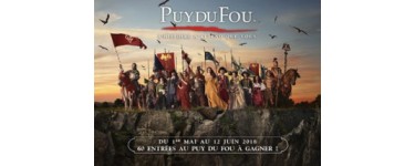 Familiscope: 30 lots de 2 entrées (1 jour/ adulte) pour le Grand Parc du Puy du Fou 