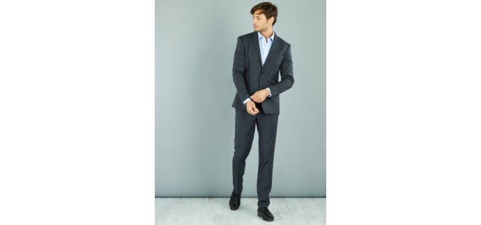 Kiabi: Pantalon de costume caviar stretch slim à 15€ au lieu de 30€