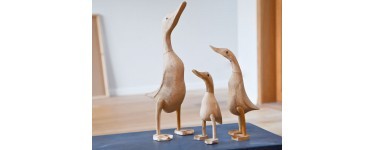 Becquet: Canard en bois décoratifs (PM) à 9,68€ au lieu de 12,90€