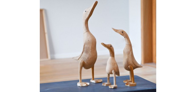 Becquet: Canard en bois décoratifs (PM) à 9,68€ au lieu de 12,90€