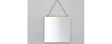 Becquet: Miroir carré à suspendre à 6,93€ au lieu de 9,90€