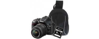 Auchan: NIKON D3400 AF-P 18-55mm + Sac photo et carte SD 8 Go- Appareil photo reflex à 499€ au lieu de 549€