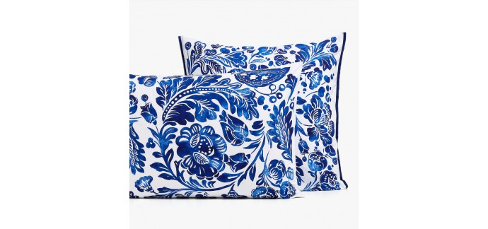 Zara Home: Taie d'oreiller imprimé grande fleur à 9,99€ au lieu de 15,99€