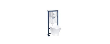 Castorama: Pack WC suspendu Grohe Solido Comfort - 3/6L - bâti Autoportant à 299€ au lieu de 350€
