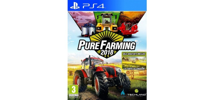 Micromania: Un DLC contenant 2 véhicules supplémentaires gratuits pour toute récommande de Pure Farming PS4