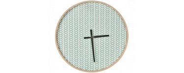 Alinéa: Horloge murale motif feuillage D40.8cm à 11,90€ au lieu de 17€