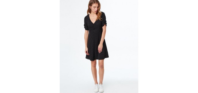 Etam: Emilia - Robe imprimée pois à 31,49€ au lieu de 44,99€ 