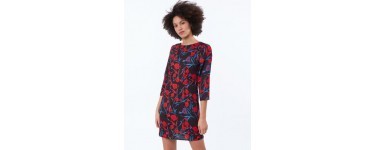 Etam: Sonia - Robe imprimée fleurs à 34,99€ au lieu de 49,99€