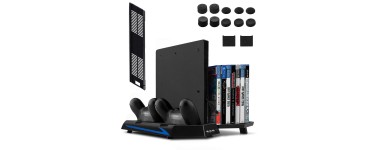 Amazon: Ventilateur pour PS4 Slim / PS4 Support Vertical Stand 2 en 1 Keten à 23,99€ au lieu de 35,99€