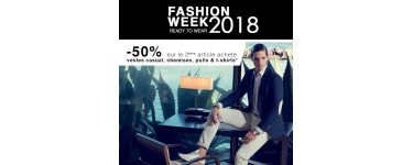 IZAC: [Fashion week] -50% sur le 2ème article acheté parmi une sélection