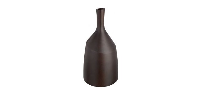Habitat:  Gaiac Vase décoratif 30cm en bois petit modèle à  23,10€ au lieu de 38,50€ 