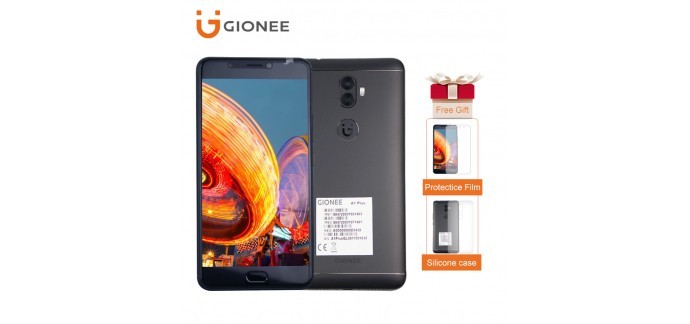 AliExpress: Smartphone Gionee A1 Plus à 149,79€ au lieu de 199,72€