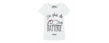 Le Fabuleux Shaman: T-shirt "Batterie" pour le prix de 20€ au lieu de 25€