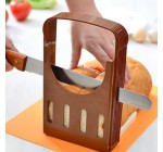 Banggood: Coupe de miche de pain grillé outil de cuisine de guidage de tranchage à 8,70€ au lieu de 11,95€