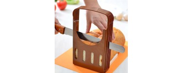 Banggood: Coupe de miche de pain grillé outil de cuisine de guidage de tranchage à 8,70€ au lieu de 11,95€