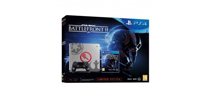 eBay: PS4 slim 1To édition limitée + Jeu Star Wars BattleFront II à 339,95€ au lieu de 399,95€ 