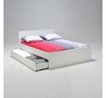 Auchan: Le lit BOSS 140x190cm + 2 tiroirs à 155€ au lieu de 285€