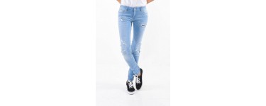 Kaporal Jeans: Jeans déchiré denim clair à 45€ au lieu de 75€