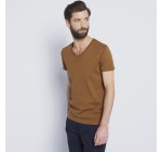 Devred: Tee-shirt col V homme basic à 9,09€ au lieu de 12,99€ 