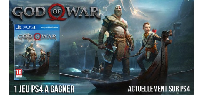 Ciné Média: A gagner un jeu vidéo PS4 God of war