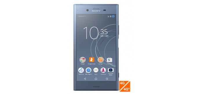 Orange: Smartphone Sony Xperia XZ1 bleu gris à 499,90€ au lieu de 549,90€