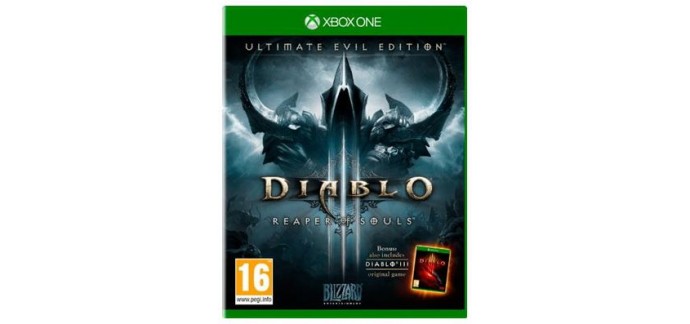 Base.com: Jeu Xbox One - Diablo III: Reaper of Souls - Ultimate Evil Edition à 18,30€ au lieu de 63,51€
