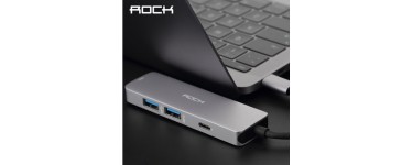 AliExpress: Usb Hub Convertisseur Rock Tout en Un USB-C à HDMI à 32,67€ au lieu de 43,56€