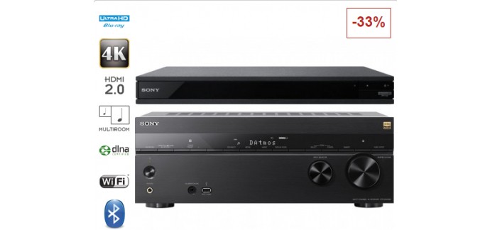 Cobra: Ampli Home-Cinéma Sony Str-Dn1080 + Ubp-X800 à 799€ au lieu de 1198€