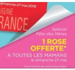 Carrefour: 1 rose offerte à toutes les mamans le dimanche 27 mai